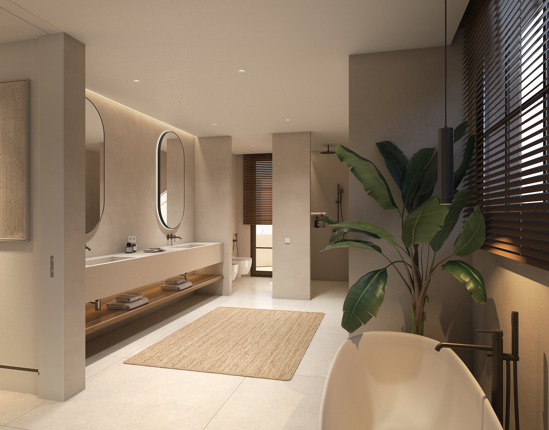 Villa El Quejigal 17 - Baño principal